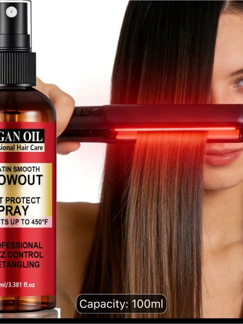 NWOT Heat Protect Keratin Smooth Blowout Spray 100ml